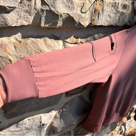 Nine West Active Dusty Pink Long Sleeve Sweatshirt Size 2X - Picture 3 of 8